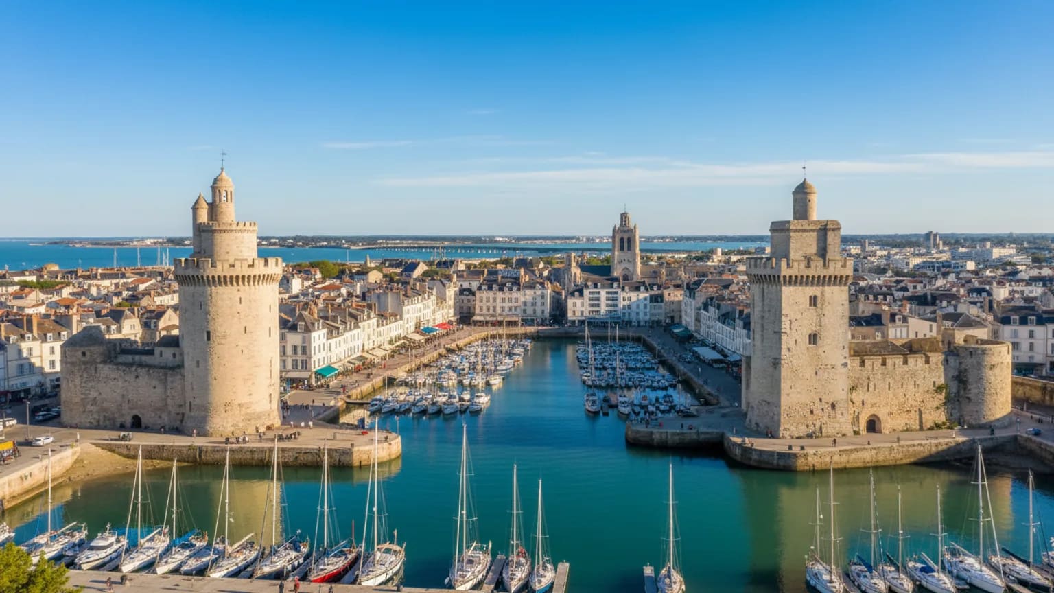 Vue panoramique de La Rochelle