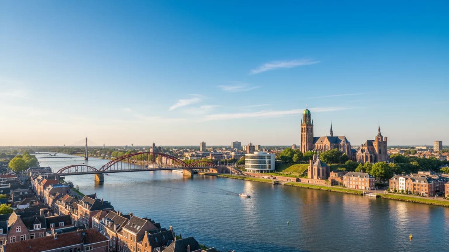 Vue panoramique de Nijmegen