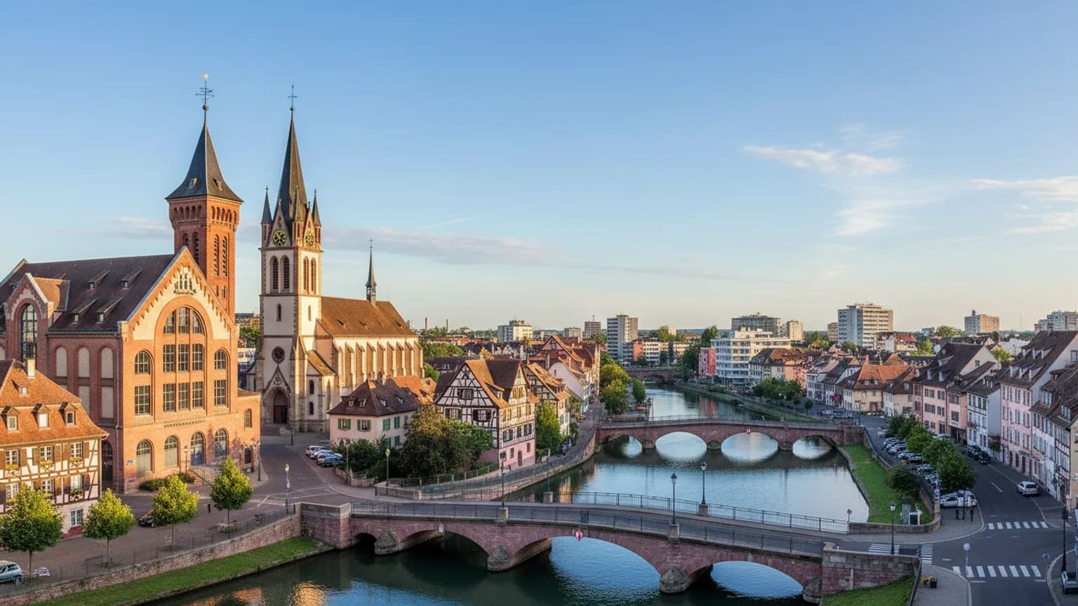 Vue panoramique de Schiltigheim