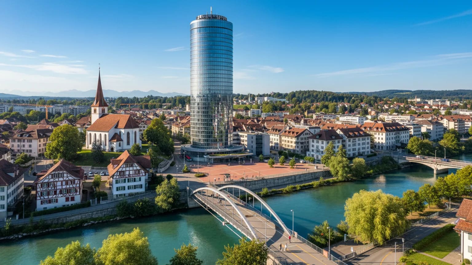 Vue panoramique de Wallisellen